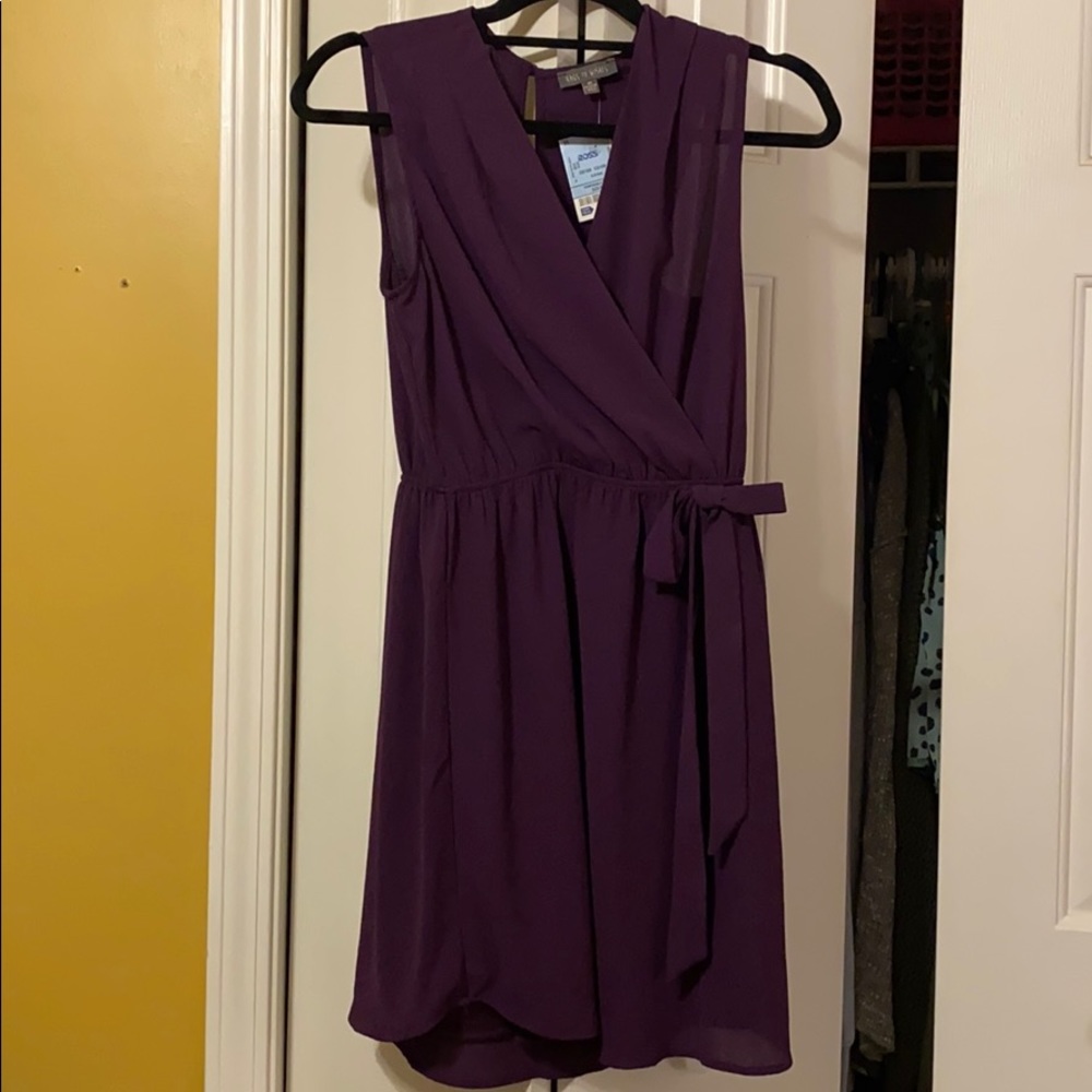 purple dress